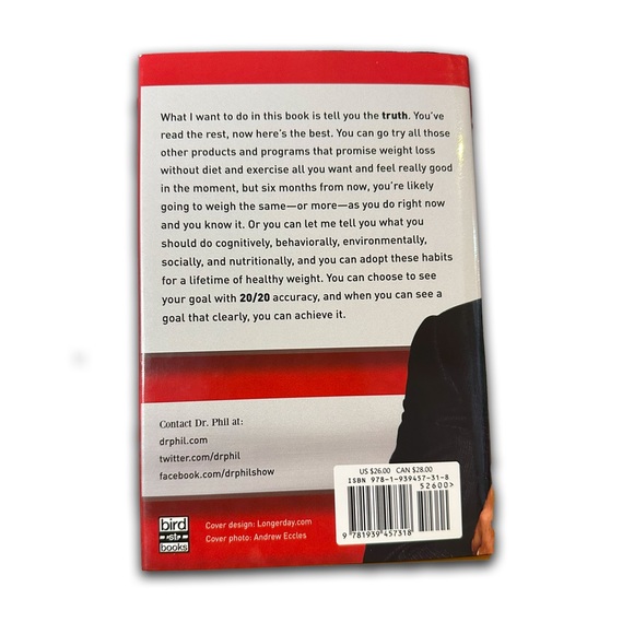 ⚡️3/$24⚡️ The 20/20 Diet: Turn Your Weight Loss Vision Into Reality [Hardcover] - Picture 3 of 3